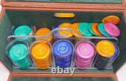 Rerzo Poker Chips Set With Leather Case
