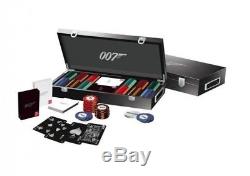 Rigid case of 300 tokens poker Luxury James Bond + cards 007 Luxury set 650260