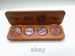 Riviera Casino Las Vegas Nevada Set 4 Show Chips Cage, Splash, Comedy, Crazy