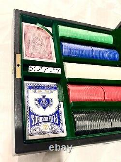 Roger Dubuis Poker Set with 5 colors of chips, 2 decks of cards & 5 Dice