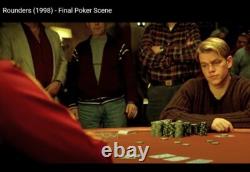 Rounders Movie Professionally Framed, Poster & Poker Chip set, Replica Props NEW