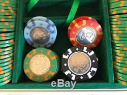 Royal Kings Club Casino style Poker Chip Set of 500 RARE