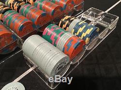 Sands Hotel Asm Hot Stamp Tournament Poker Chip Set 700 Chips