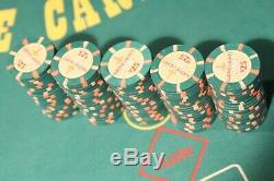 SET 400 X NATIVE LIGHT Paulson Clay Poker Chip Jeton Casino Token
