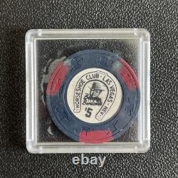 SET of Vintage Binions Horseshoe Club Las Vegas Poker Chips, $1 $5000