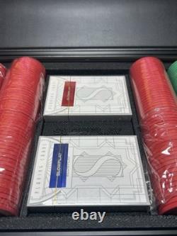 SLOWPLAY Godel Ceramic Poker Chips Set for Texas Hold'em, 500 PCS 43mm 12g Each