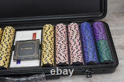 SLOWPLAY Nash 14 Gram Clay Poker Chips Set for Texas Hold'Em 500PCS