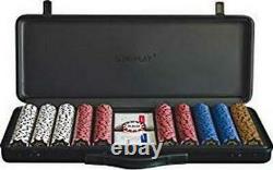SLOWPLAY Nash 14 Gram Clay Poker Chips Set for Texas Hold'em, 500 PCS Blank