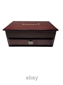 Seagram's 7 Executive Poker Set Wooden Case