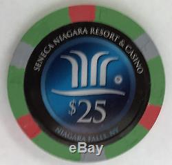 Seneca Niagara Casino KISS $5 & $25 poker gaming chip set + new $1 chip. Paulson