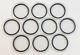 Set (10) 47mm Air Tite with Foam Rings Casino Poker Chips Holders 10 Air Tites