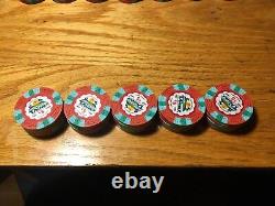 Set Of 600 Dunes Commemorative Poker Chips