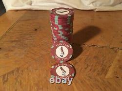 Set Of 800 Nile Club Ceramic Poker Chips