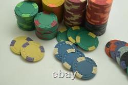Set of 100 ASM Casino Style HHR Mold Clay Chips Various Spotted Edge Spots