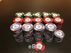Set of 290 A-Mold and Horsehead Poker Chips ASM, CPC