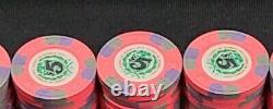Set of 325 Casino De Isthmus 007 Paulson Top Hat & Cane Poker Chips