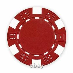 Set of 500 11.5 Gram Poker Chips with Aluminum Case, 3 Dealer Buttons, 2