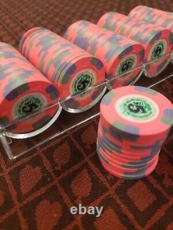 Set of 520 Casino De Isthmus City Collectors Poker Chips Paulson Top Hat 007