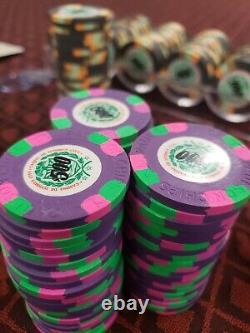 Set of 520 Casino De Isthmus City Collectors Poker Chips Paulson Top Hat 007