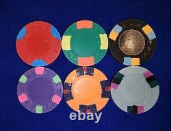 Set of 585 CPC/ASM real clay casino grade poker chips