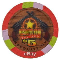 Set of 599 Mesquite Star Casino Mesquite NV $1, $5, $25, $100 Chips Paulson