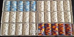 Set of (600) Horseshoe Southern Indiana. Poker gaming chips Paulson Top Hat Cane