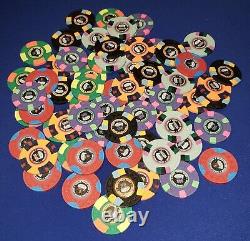 Set of 611 real clay casino grade poker chips ASM/CPC