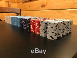 Set of 750 TR King El Rancho Large Crown Poker Chips TRK