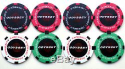 Set of 8 Odyssey Poker Chips Putter Golf Ball Markers