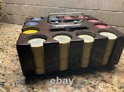 Set of Vintage Clay Indian Head Poker Chips (Over 250 Chips)