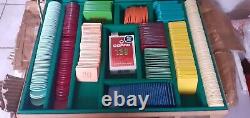 Set of Vintage Galalith Poker Chips 4200g