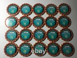 Set of twenty $5 Four Queens Poker Classic chips, Las Vegas, NV