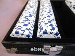 Sharper Image Tournament Class Poker Chip Set withDice and Carrying Case