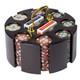 Showdown Poker Chips Set 200 Heavyweight (13.5-Gram) Clay Composite Chips w