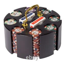 Showdown Poker Chips Set 200 Heavyweight (13.5-Gram) Clay Composite Chips w
