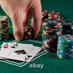 Showdown Poker Chips Set 200 Heavyweight (13.5-Gram) Clay Composite Chips w
