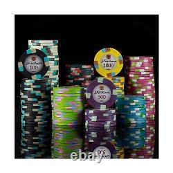 Showdown Poker Chips Set 500 Heavyweight (13.5-Gram) Clay Composite Chips w