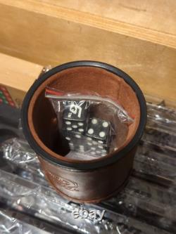 Snap-on 100th Anniversery Poker Set, Shot Glass, Dice, Cards Cribbage Mi1070685