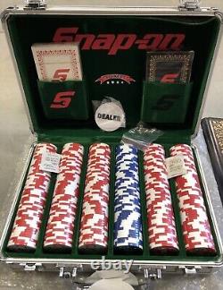 Snap-on Collectors LIMITED EDITION Poker Set Metal Case Snapon Tools NEW