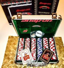 Snap-on POKER SET 2012 Limited Edition Aluminum Anvil Case NEW Orig. Box