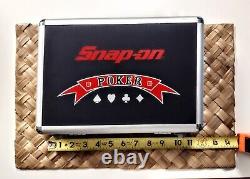 Snap-on POKER SET 2012 Limited Edition Aluminum Anvil Case NEW Orig. Box