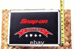 Snap-on POKER SET 2012 Limited Edition Aluminum Anvil Case NEW Orig. Box