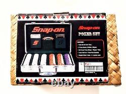 Snap-on POKER SET 2012 Limited Edition Aluminum Anvil Case NEW Orig. Box