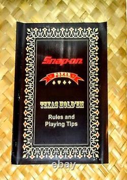 Snap-on POKER SET 2012 Limited Edition Aluminum Anvil Case NEW Orig. Box