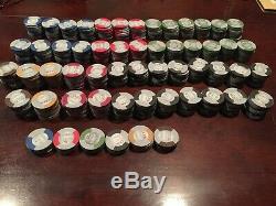Speakeasy Poker Chips Set of 529-Hardly Used Trusted Seller FREE SHIPPING