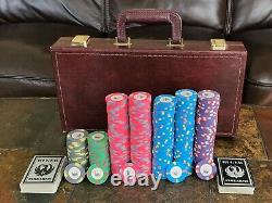 Sturm Ruger & Co. Poker Chips With Playing Cards In Leather Case