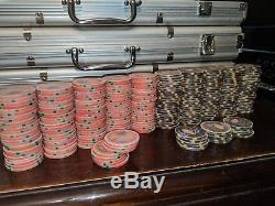 SunCruz Casino Vintage Collectible Ceramic Poker Chips Set