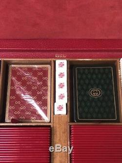 Poker set. Vintage Gucci Poker Set