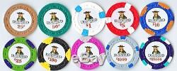TR King Deadwood Saloon & Casino Small Crown Poker Chips 10 Chip Sample Set