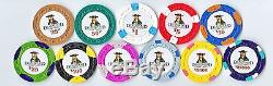 TR King Deadwood Saloon & Casino Small Crown Poker Chips Complete Sample Set